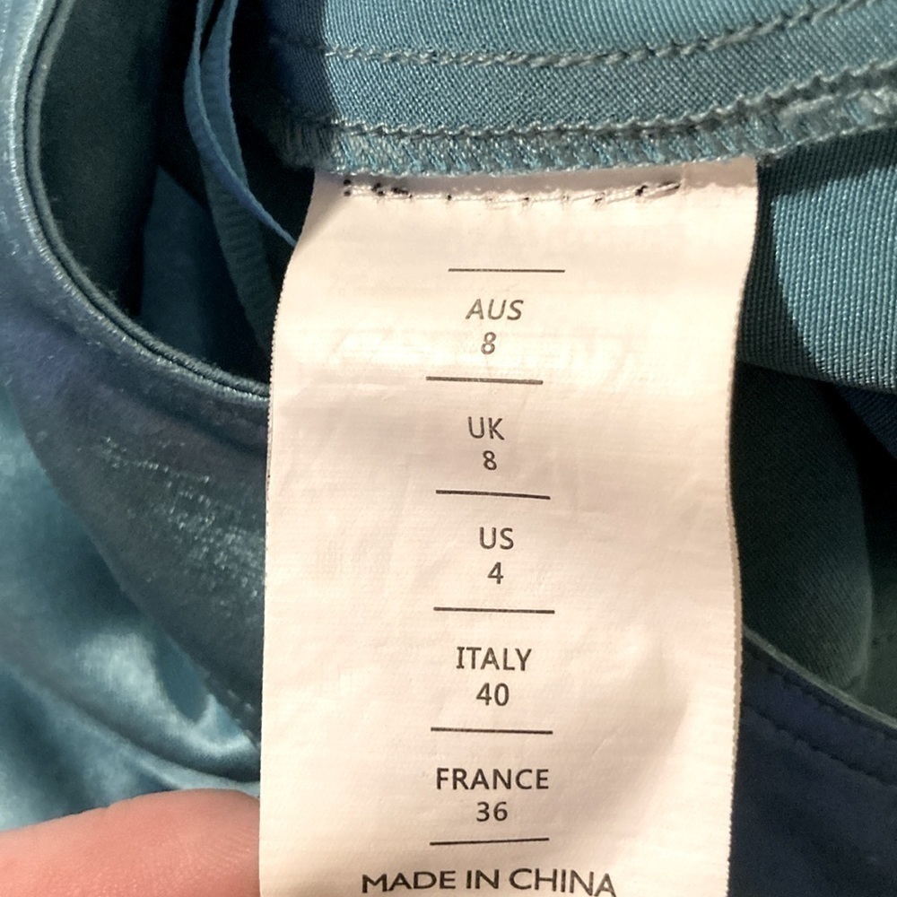 Nicholas Nori Utilitarian Drawcord Pant Blue size 4 - Picture 9 of 15